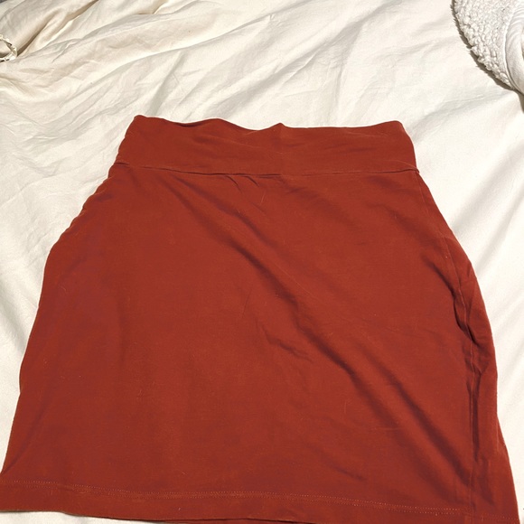 Lulus burnt orange mini skirt - Picture 4 of 4